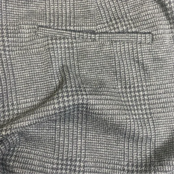 H&M : size 14 : plaid holiday zipper ankle slim fit skinny pull-on trouser pants - Picture 6 of 10